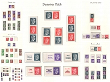 1933-45 Third Reich, Germany, Tete-beche, Se-tenants, Zusammendrucke, Collection (High CV)