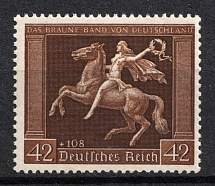 1938 42pf Third Reich, Germany (Mi. 671 y, Full Set, CV $200, MNH)