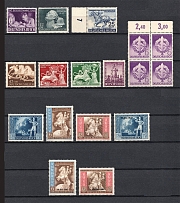 1942 Third Reich, Germany Collection (Full Sets, CV $85, MNH)