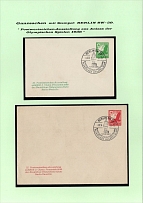 1936 Summer Olympics (Olympiad) in Berlin, Third Reich, Rare Postal Stationeries with Commemorative Postmarks