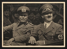 1941 'Men of the time', Propaganda Postcard, Third Reich Nazi Germany