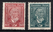 1924-28 Weimar Republic, Germany (Mi. 362 - 363, Full Set, CV $120, MNH)