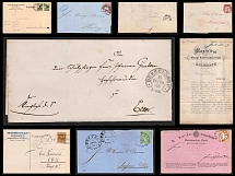 German Empire, Covers and Postcards (Readable Postmarks)