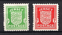 1941-42 Jersey, German Occupation, Germany (Mi. 1 y - 2 y, CV $20, MNH)