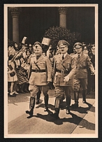 1940 'The historic meeting on 18.06.1940 in Munich', Propaganda Postcard, Third Reich Nazi Germany
