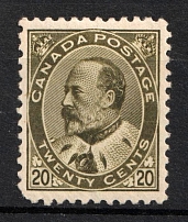 1903-12 20c Canada (SG 186, CV $410)