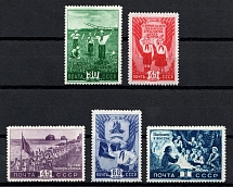 1948 Young Pioneers, Soviet Union, USSR, Russia (Full Set, MNH)