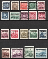 1939 Bohemia & Moravia, Germany (Mi. 1 - 19, Full Set, Signed, CV $160, MNH)