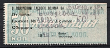 1929 50k Nizhegorodsky - Kanavinsky Cooperative, Russia (Canceled)