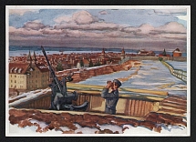 1941 '4th Day of the German Stamp Trade in Leipzig', Propaganda Postcard, Third Reich Nazi Germany