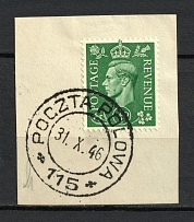 1946 Poland Great Britain, FIELD POST Postmark