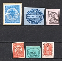 Group of Stamps, USA, Local (MH/Canceled)