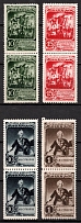 1941 150th Anniversary of the Capture of Ismail, Soviet Union, USSR, Russia (Pairs, Full Set, MNH)