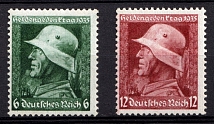 1935 Third Reich, Germany (Mi. 569x - 570x, Full Set, CV $120, MNH)