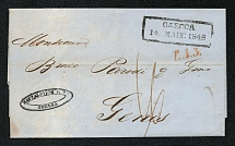1841 Letter from Odessa to Genoa