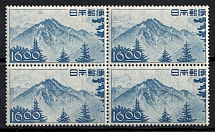 1949 Japan, Block of Four (Mi. 431, CV $80, MNH)