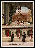 1935 (9 Nov) Exhibition, Third Reich, German Propaganda, Germany, Postcard from Munich (Commemorative Cancellation)