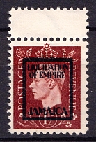 1.5d 'Liquidation of Empire' Jamaica, Anti-British Propaganda, King George VI, German Forgery (Mi. 11, Margin, CV $180)