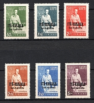 1942 Karelia, Finland, Finnish Occupation (Mi. 22 -27, Full Set, MNH)