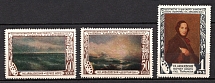 1950 50th Anniversary of the Death of Aivazovsky, Soviet Union, USSR, Russia (Zv. 1498 - 1500, Full Set, MNH)