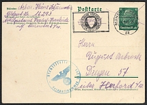 1941 Germany, Third Reich field mail #16293 postcard from Munster to Dresden (Canceled)