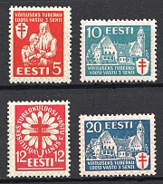 1933 Estonia (Mi. 102-105, Full Set, CV $80, MNH)