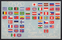1936 Berlin 'Summer Olympics', Third Reich, Germany, Postcard, Mint