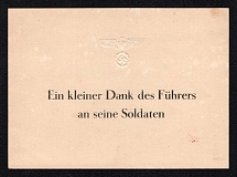 A Little Thanks from the Fuhrer to His Soldiers, Swastika, Germany