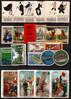 Germany, Fleet, Navy, Ships, Military, Stock of Rare Cinderellas, Non-postal Stamps, Labels, Advertising, Charity, Propaganda (#4)