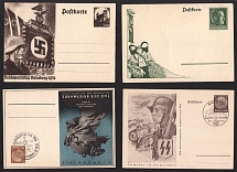 Nazi Germany, Third Reich Propaganda, Postcards, Mint