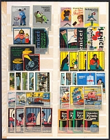 Germany Military, Ships, Navy, Stock of Cinderellas, Non-Postal Stamps, Labels, Advertising, Charity, Propaganda (#505)