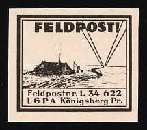 1937-45 Konigsberg, Air Force Post Office LGPA, Red Cross, Military Mail Field Post Feldpost, Germany