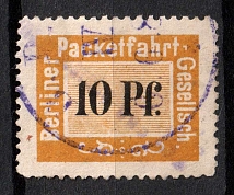 1884 10pf Berlin, Germany Local Post, Private City Mail (Mi. 3, Canceled)
