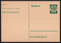 1939 Danzig, Overprint, Third Reich, Germany, Postal Card