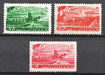 1948 Five-Year Plan in Four Years, Electrification, Soviet Union, USSR, Russia (Full Set, MNH)