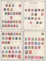 India, British Colonies, Collection with XIX ct. Valuable Stamps