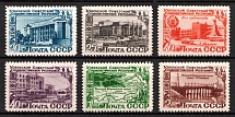 1950 25th Anniversary of Uzbek SSR, Soviet Union, USSR, Russia (Full Set, MNH)