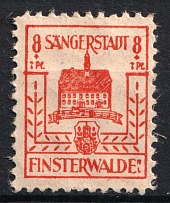 1946 8+7pf Finsterwalde, Germany Local Post (Mi. 5 a V b II, CV $70, MNH)