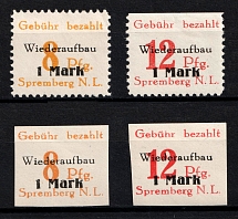 1946 Spremberg (Lower Lusatia), Germany Local Post (Mi. 17 - 18, Full Set, MNH)