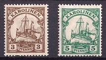 1915-23 Caroline Islands, German Colonies, Kaiser’s Yacht, Germany (Mi. 21 - A 21)