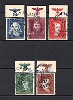 1944 General Government, Germany (Eagle on the Field, Full Set, Canceled)
