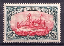 1906-19 5m South West Africa, German Colonies, Germany (Mi. 32 A, CV $50)