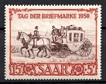 1950 Saar, Germany (Mi. 291, Full Set, CV $110, MNH)