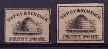 Dupuy & Schenck Penny Post, United States Locals & Carriers (Old Reprints and Forgeries)