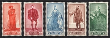1949 Belgium (Mi. 858 - 862, CV $70, MNH)