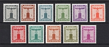 1942 Third Reich, Germany Official Stamps (Full Set, CV $65, MNH)