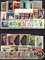Germany, Europe & Overseas, Stock of Cinderellas, Non-Postal Stamps, Labels, Advertising, Charity, Propaganda (#226A)