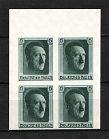 1937 Third Reich, Germany (Block of Four, Full Set, CV $80, MNH)