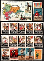 Germany Puppet Factory, Europe, Stock of Cinderellas, Non-Postal Stamps, Labels, Advertising, Charity, Propaganda (#151A)