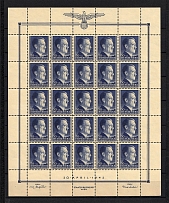 1942 50g+1Z General Government, Germany (Full Sheet, MNH)